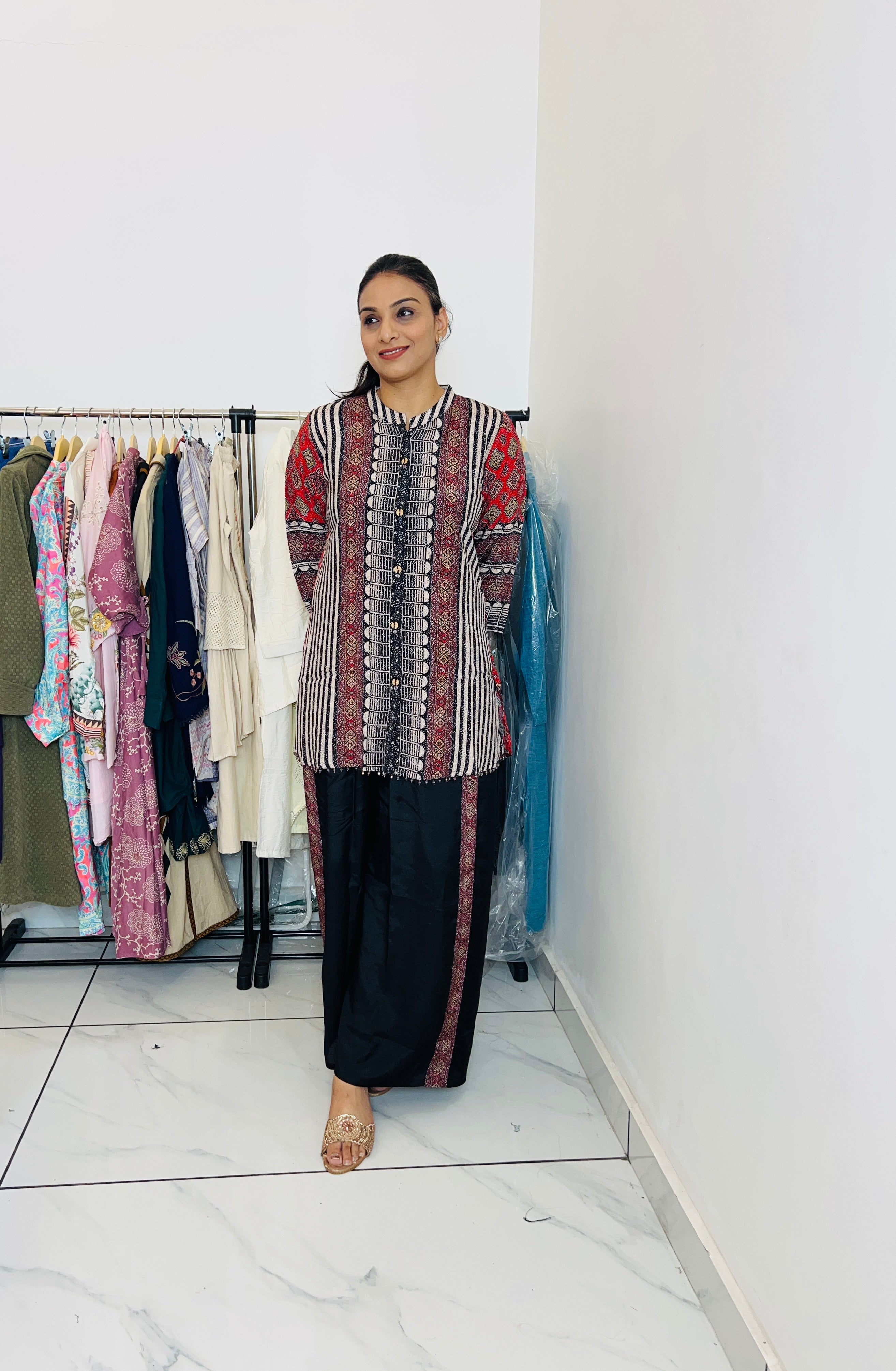 Ajrakh Print Coord set