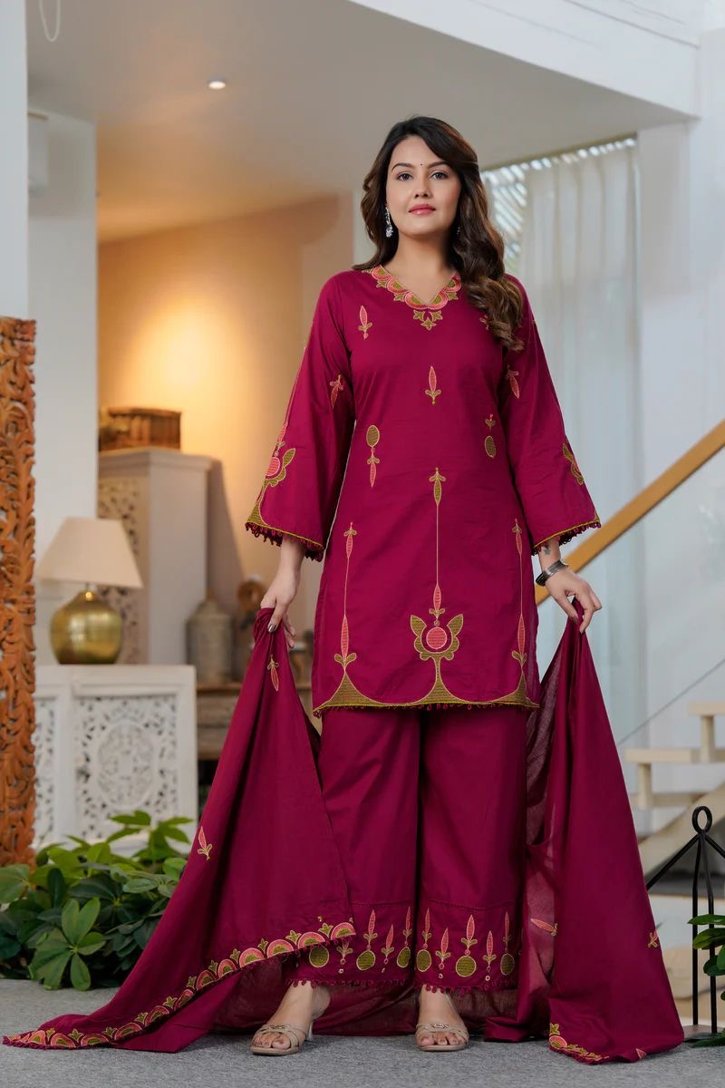 Embroidered Kurta Set
