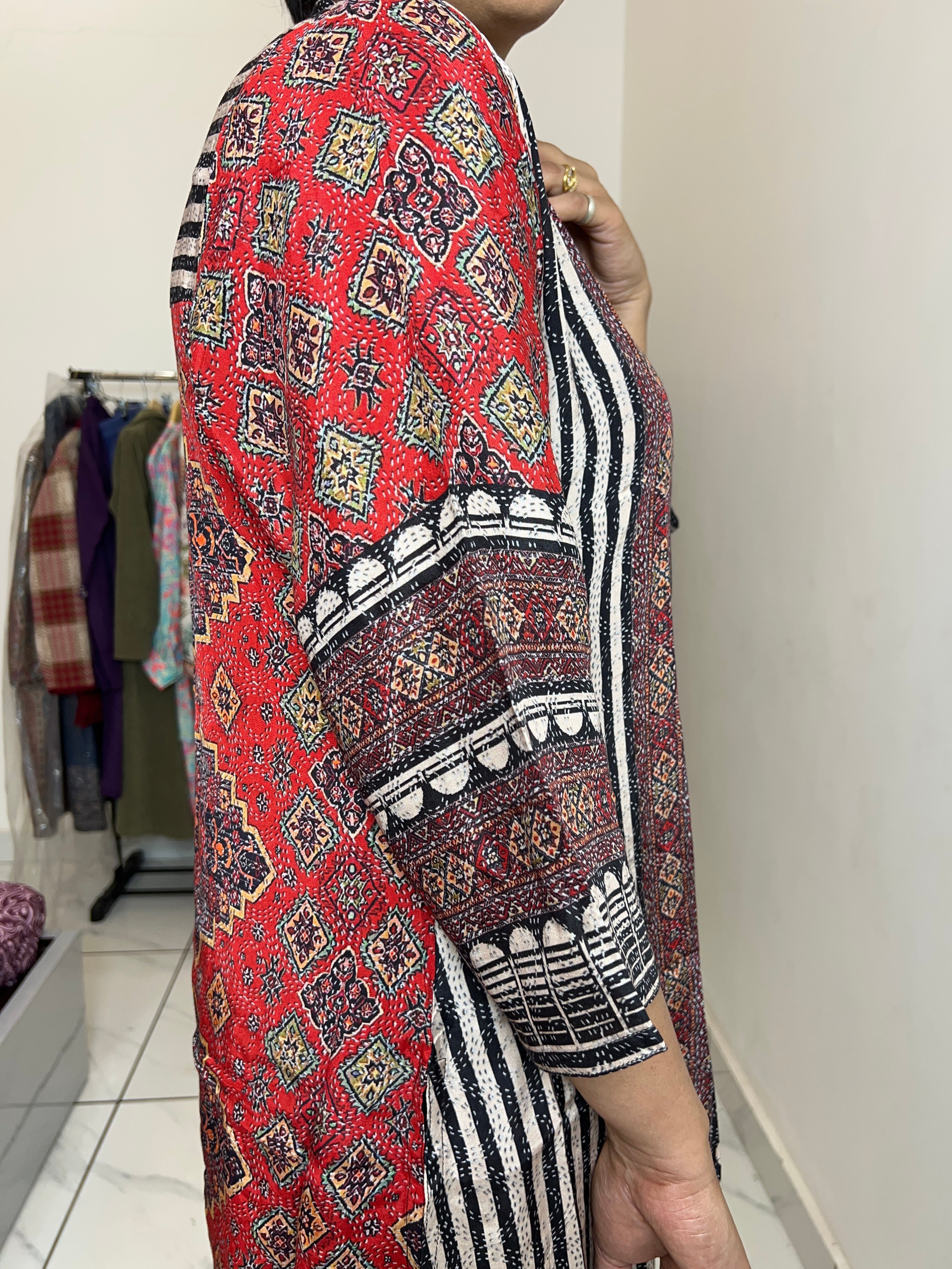 Ajrakh Print Coord set