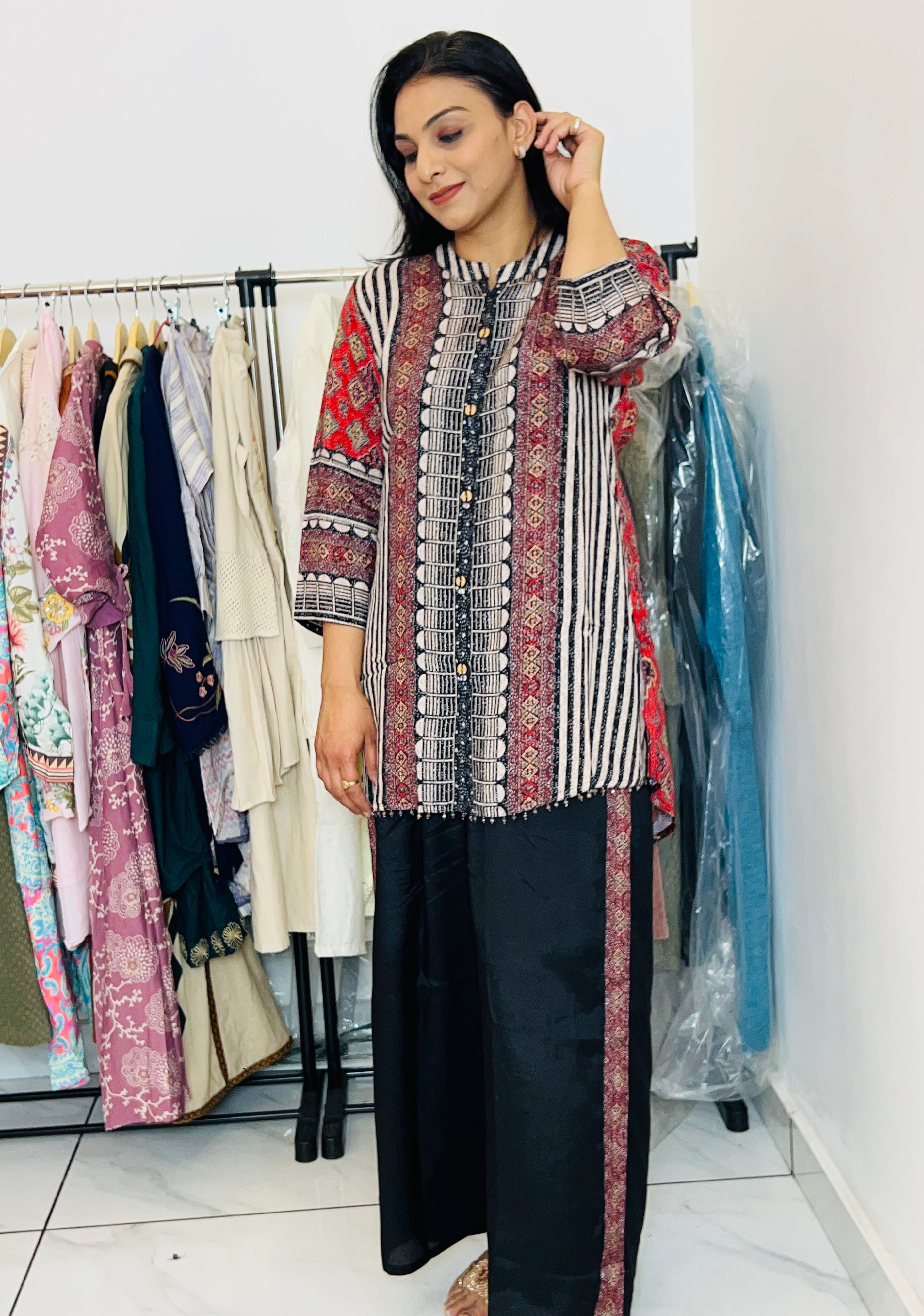 Ajrakh Print Coord set