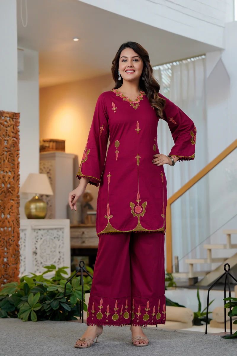 Embroidered Kurta Set