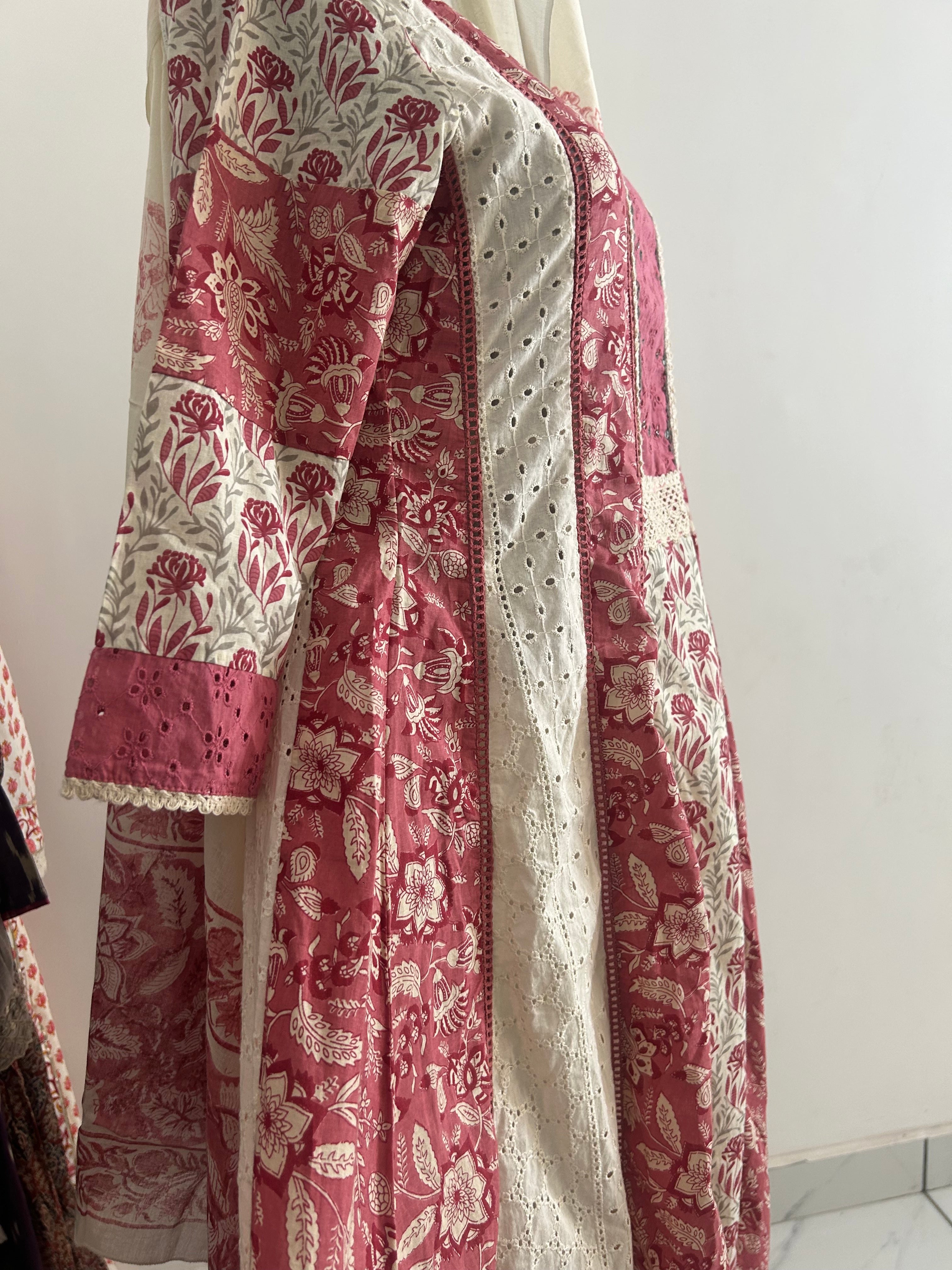 Schiffli Anarkali Suit