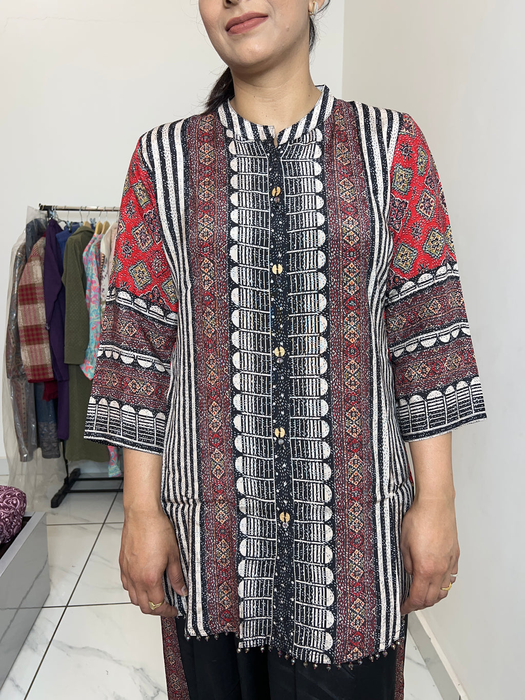 Ajrakh Print Coord set