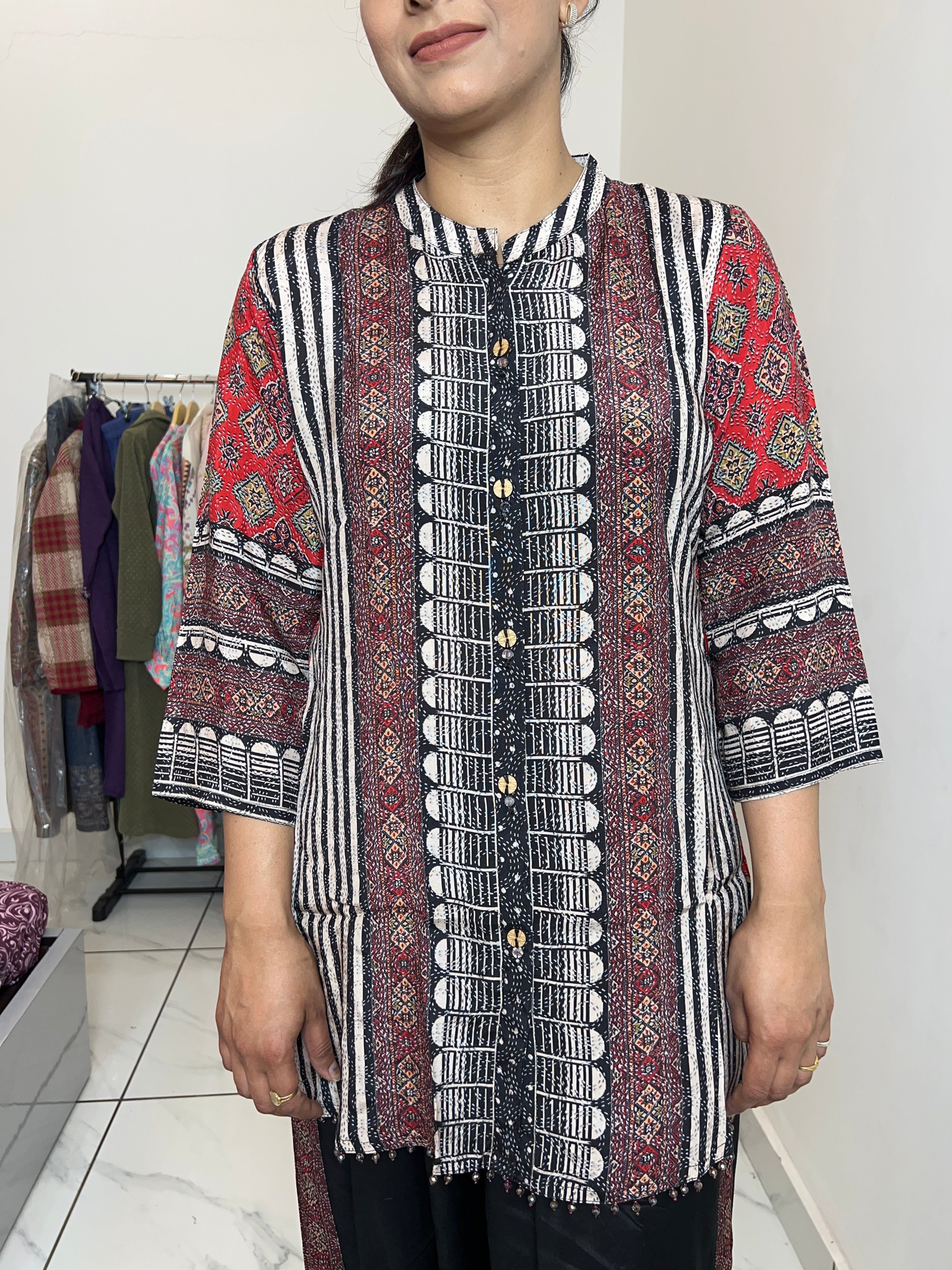Ajrakh Print Coord set
